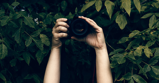 Taking photos with a camera