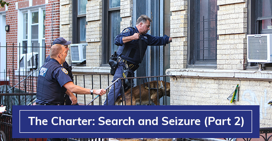 The Charter: Search and Seizure (Part 2)
